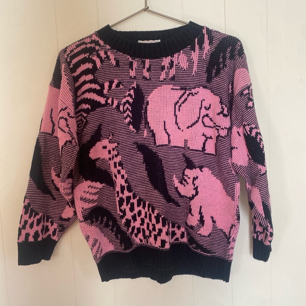 vintage coveted arielle animal sweater